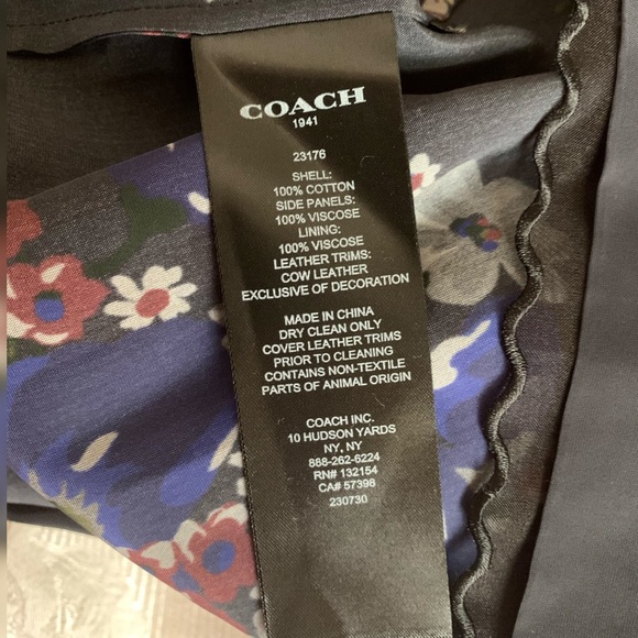 SOLD!____BNWOT COACH runway midi skirt patchwork - Picture 7 of 8